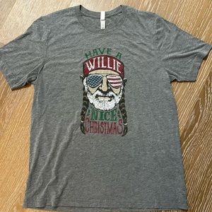 Willie Christmas Canvas TShirt